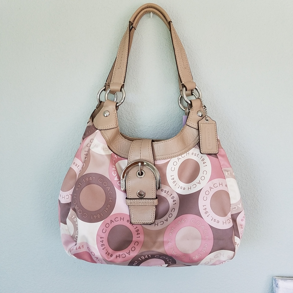 Coach Soho Snaphead Sateen Lynn Hobo Bag